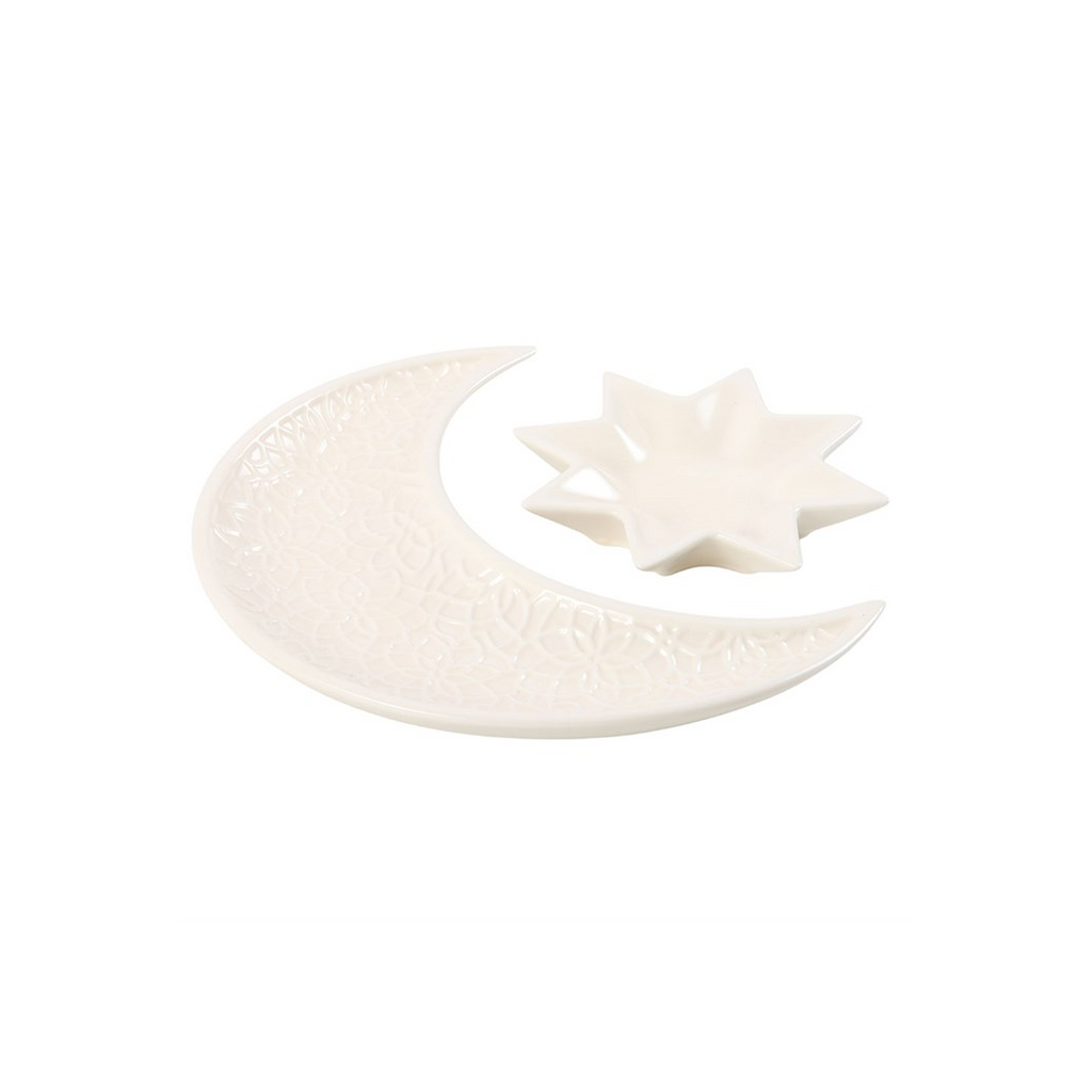 Crescent Moon and Star Trinket Dishes