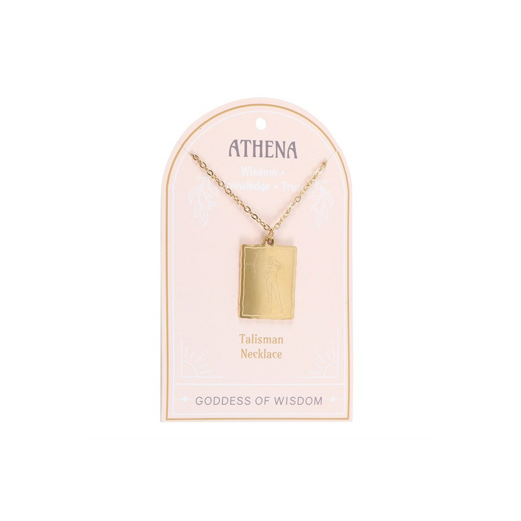 Athena Goddess Talisman Necklace