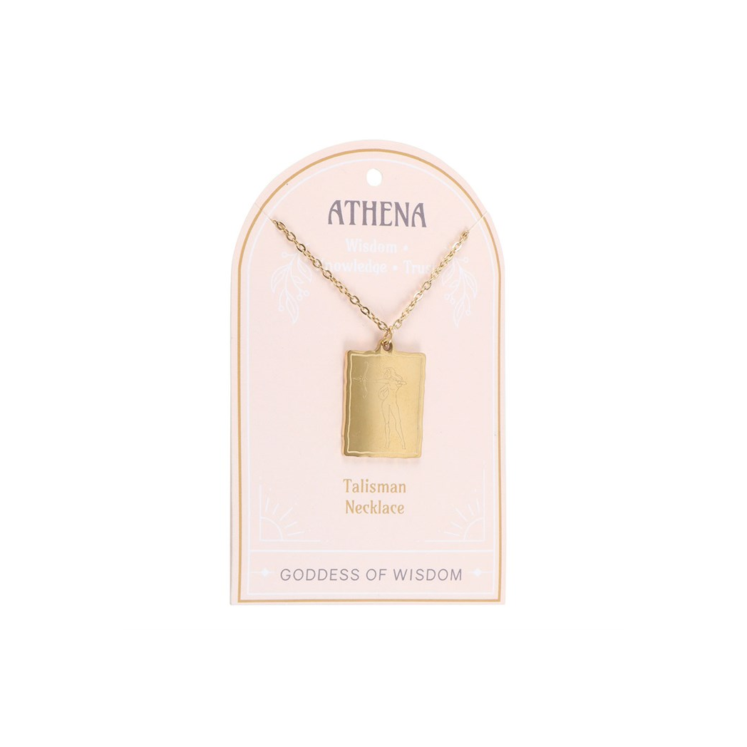 Athena Goddess Talisman Necklace