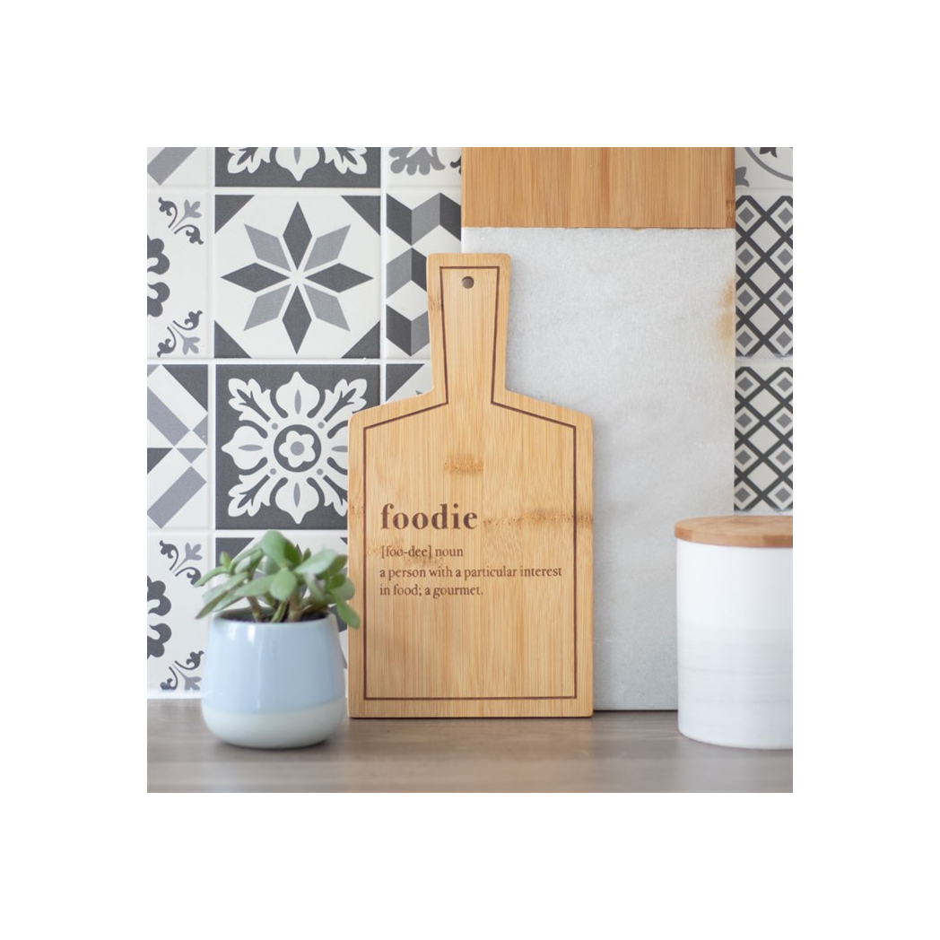 Foodie Bamboo Serving Board