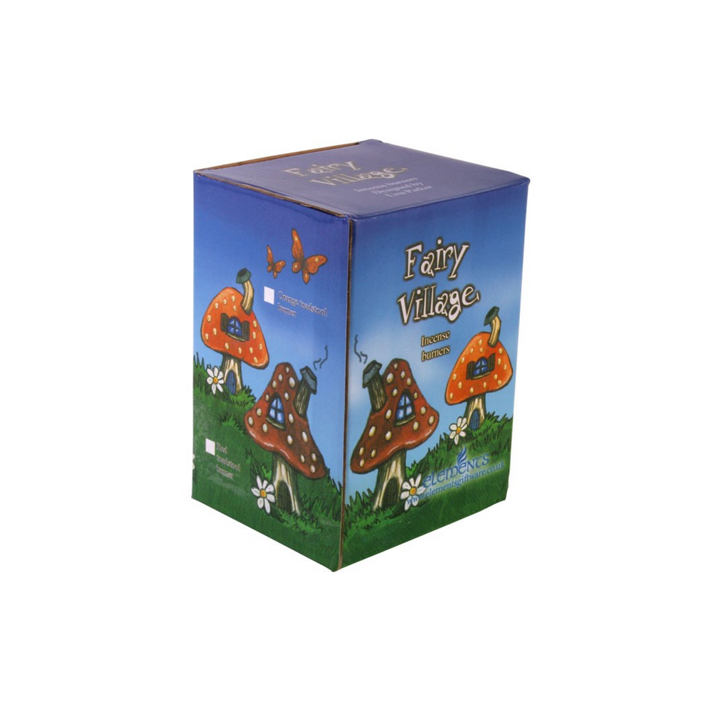 Orange Smoking Toadstool Incense Cone Holder