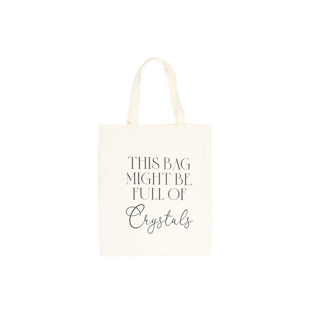 Full of Crystals Polycotton Tote Bag