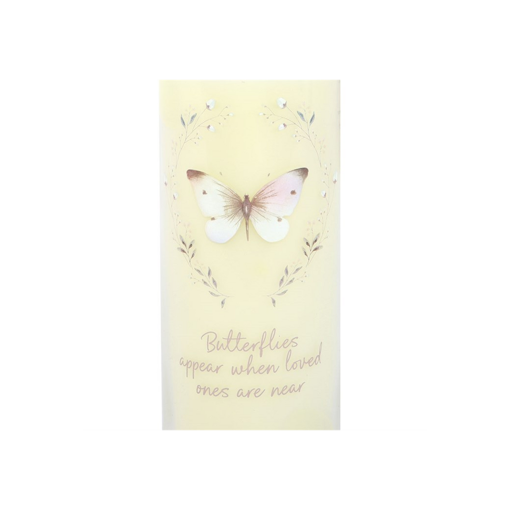 Butterflies Appear Vanilla Tube Candle