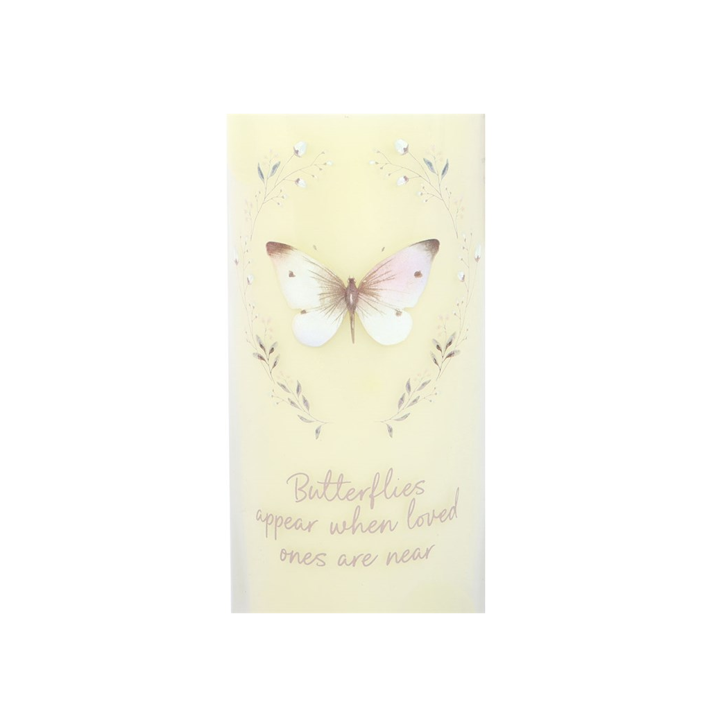 Butterflies Appear Vanilla Tube Candle