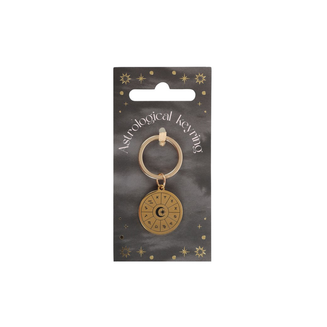 Astrology Wheel Keyring