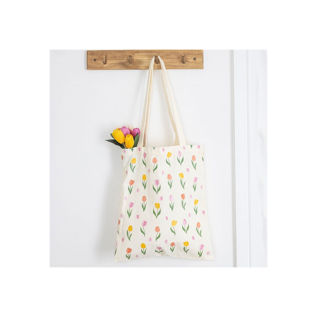 Tulip Print Tote Bag