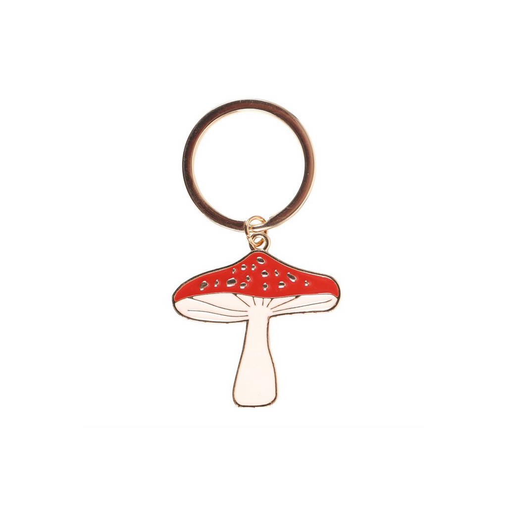 Lucky Toadstool Keyring
