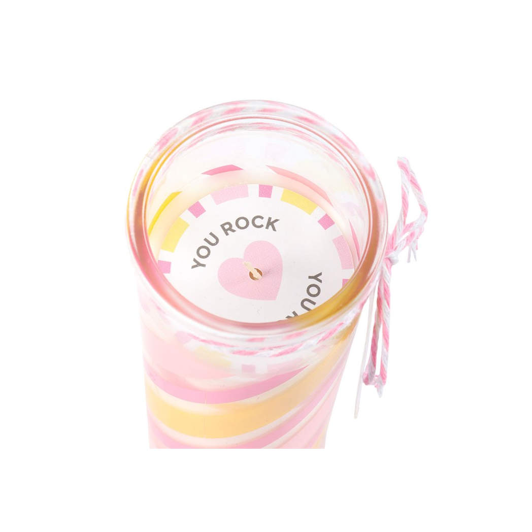 Candy Stripe Candyfloss Tube Candle