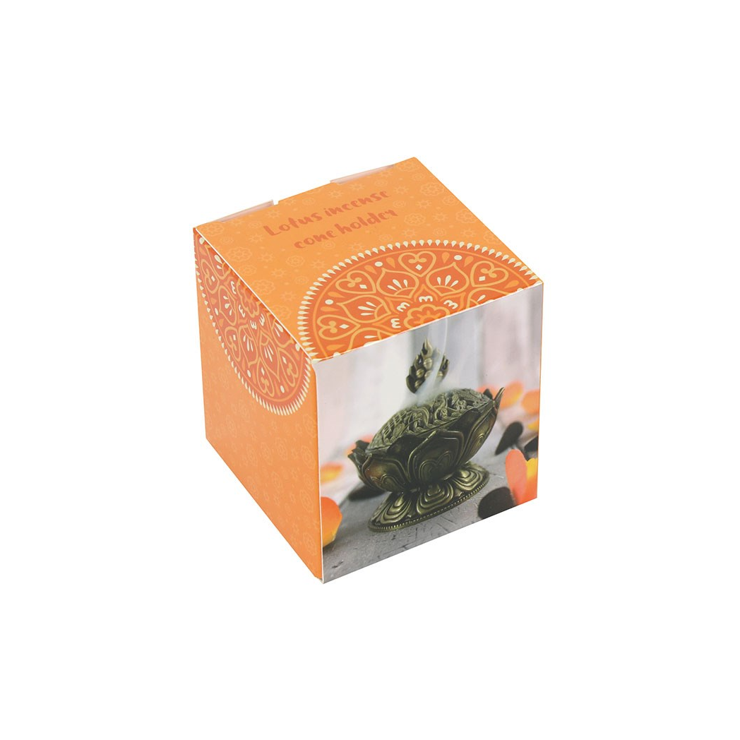 Metal Lotus Incense Cone Holder