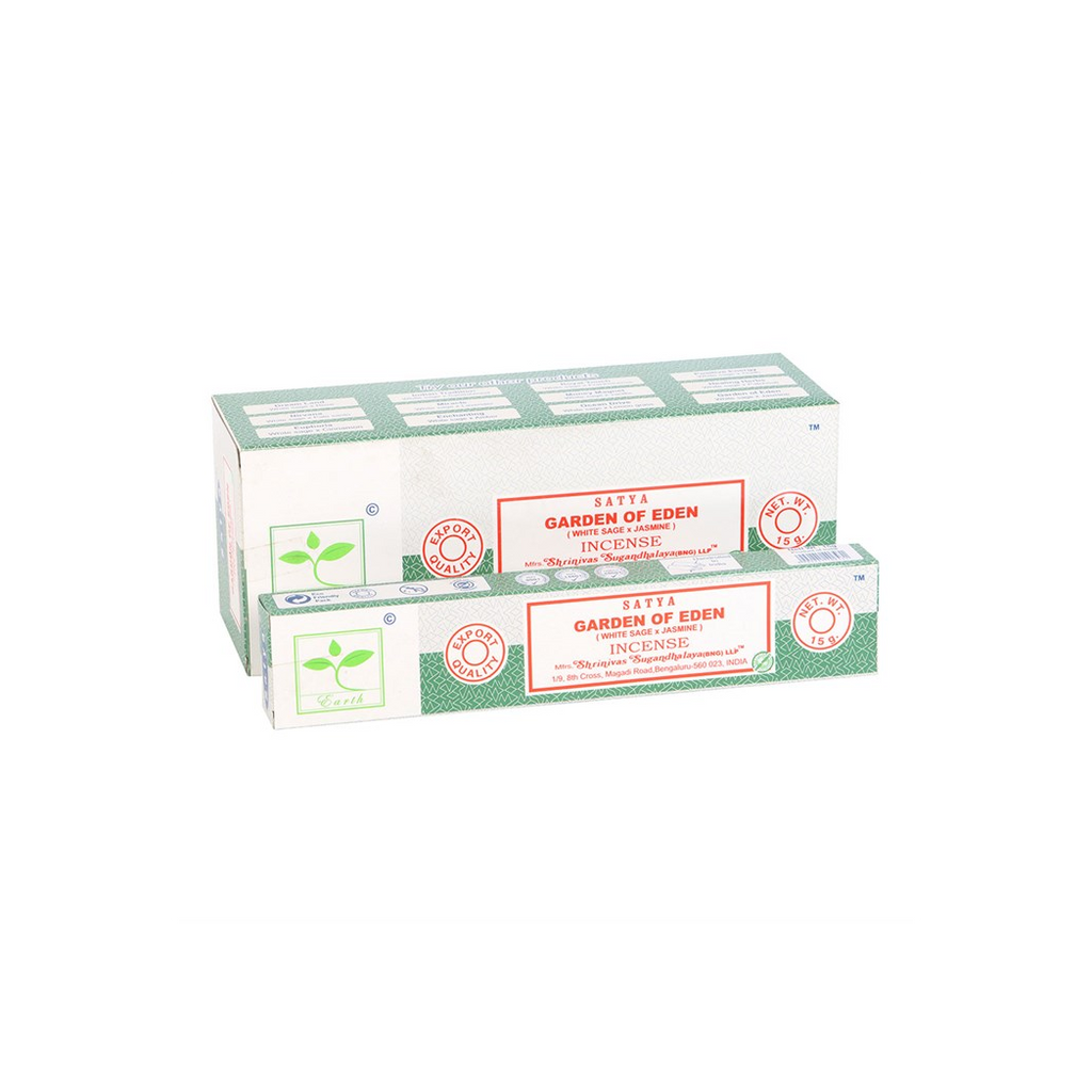 Set of 6 Earth Satya Garden of Eden Incense (12/50)