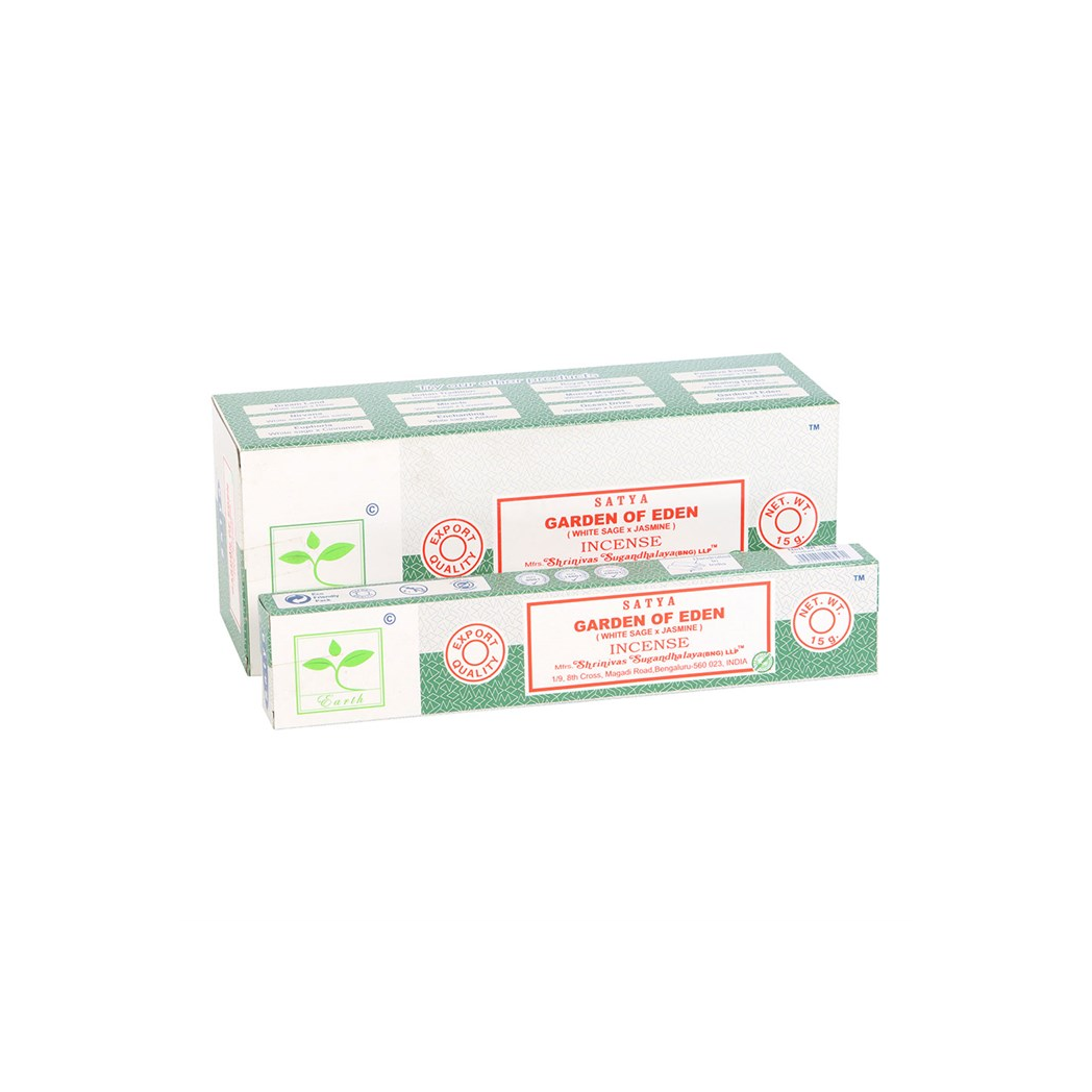 Set of 6 Earth Satya Garden of Eden Incense (12/50)