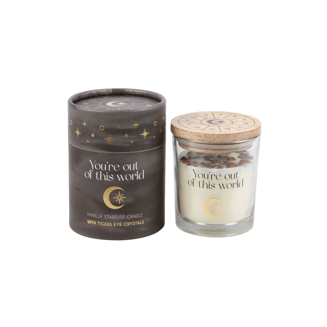 Vanilla Stardust Crystal Chip Candle