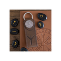 Protection Viking Rune Faux Leather Keyring