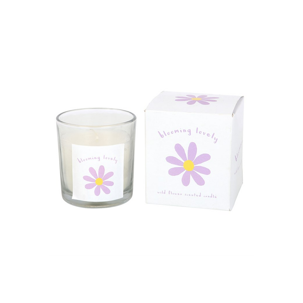 Blooming Lovely Daisy Wildflower Candle