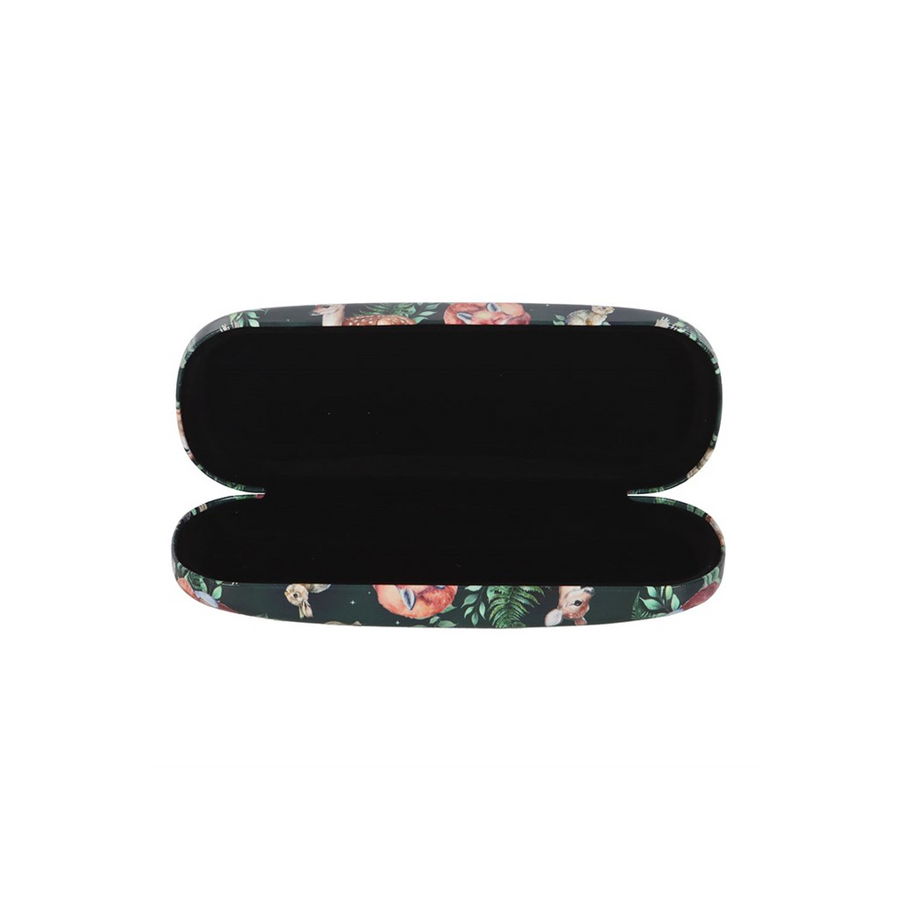 Fawn and Friends Forest Print Glasses Case