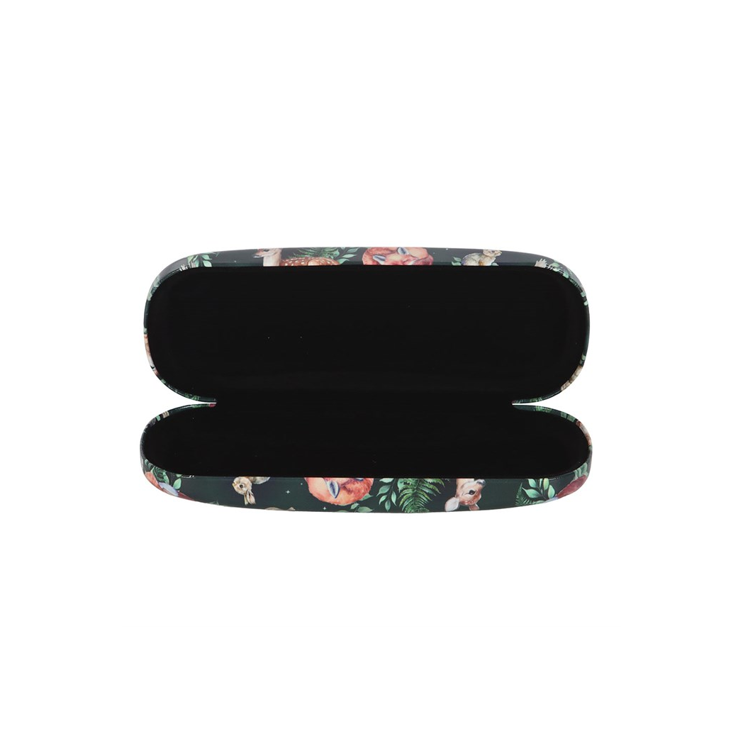 Fawn and Friends Forest Print Glasses Case