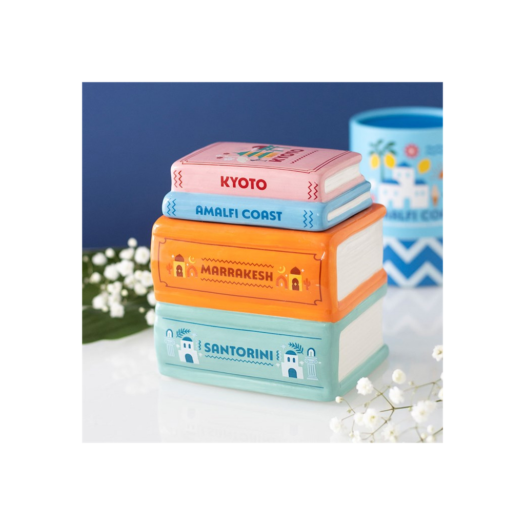 Travel Book Stack Oil Burner and Wax Warmer