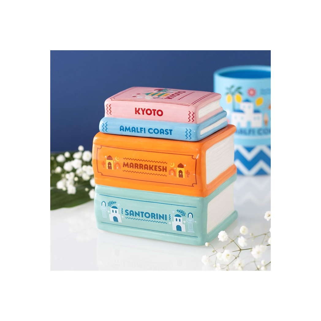 Travel Book Stack Oil Burner and Wax Warmer