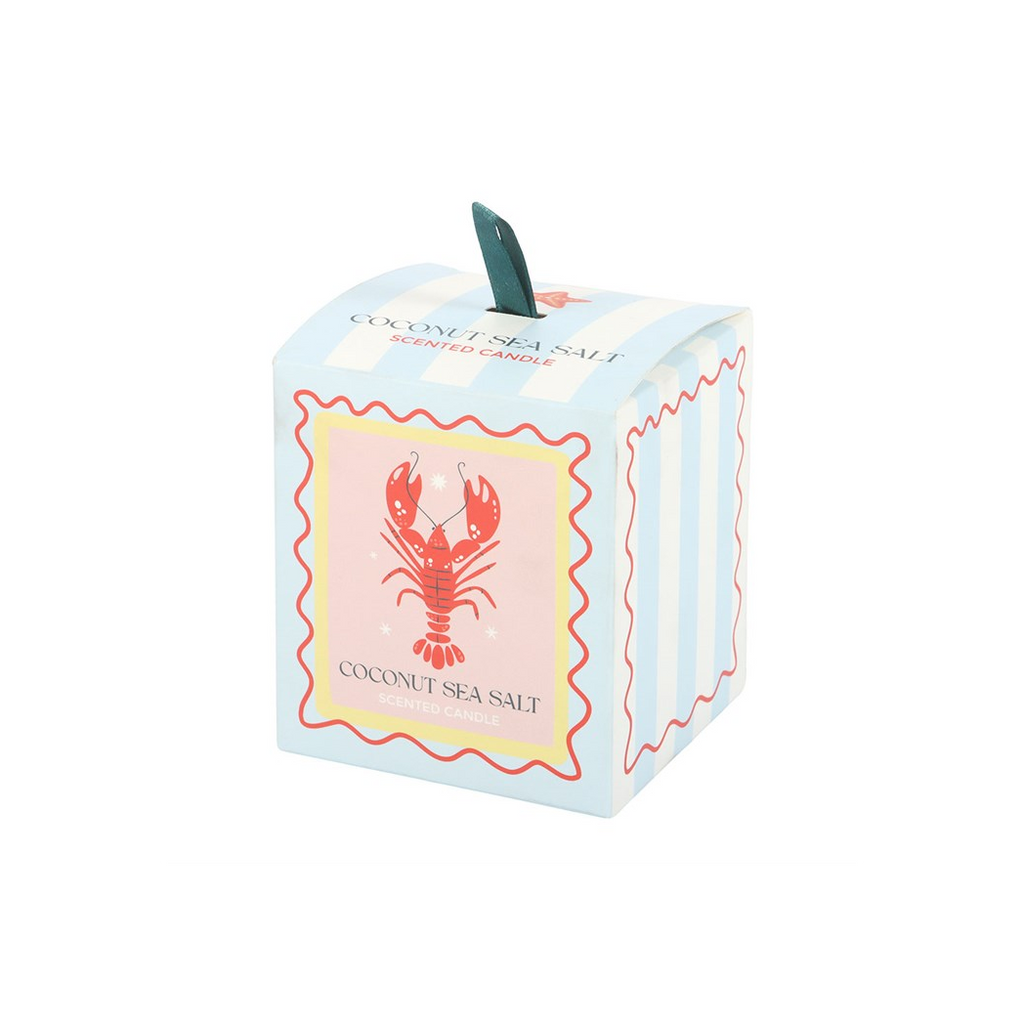 Pastel Lobster Coconut & Sea Salt Candle