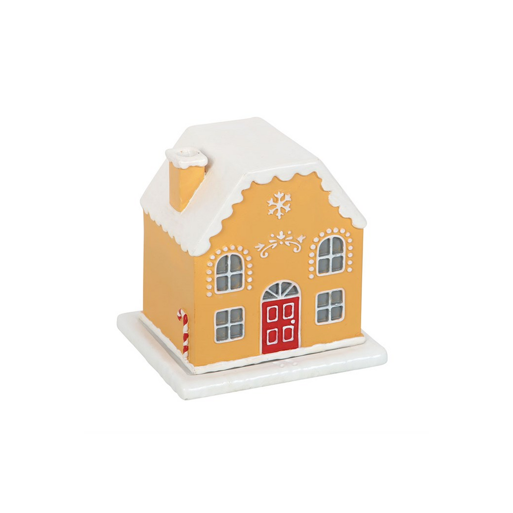 Candy Cane Gingerbread House Incense Cone Holder