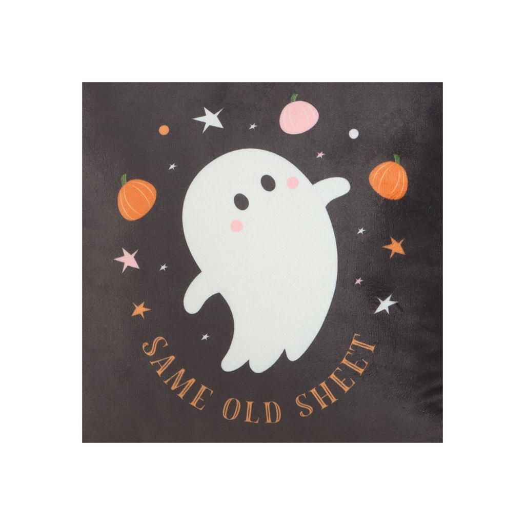 Square Same Old Sheet Ghost Cushion
