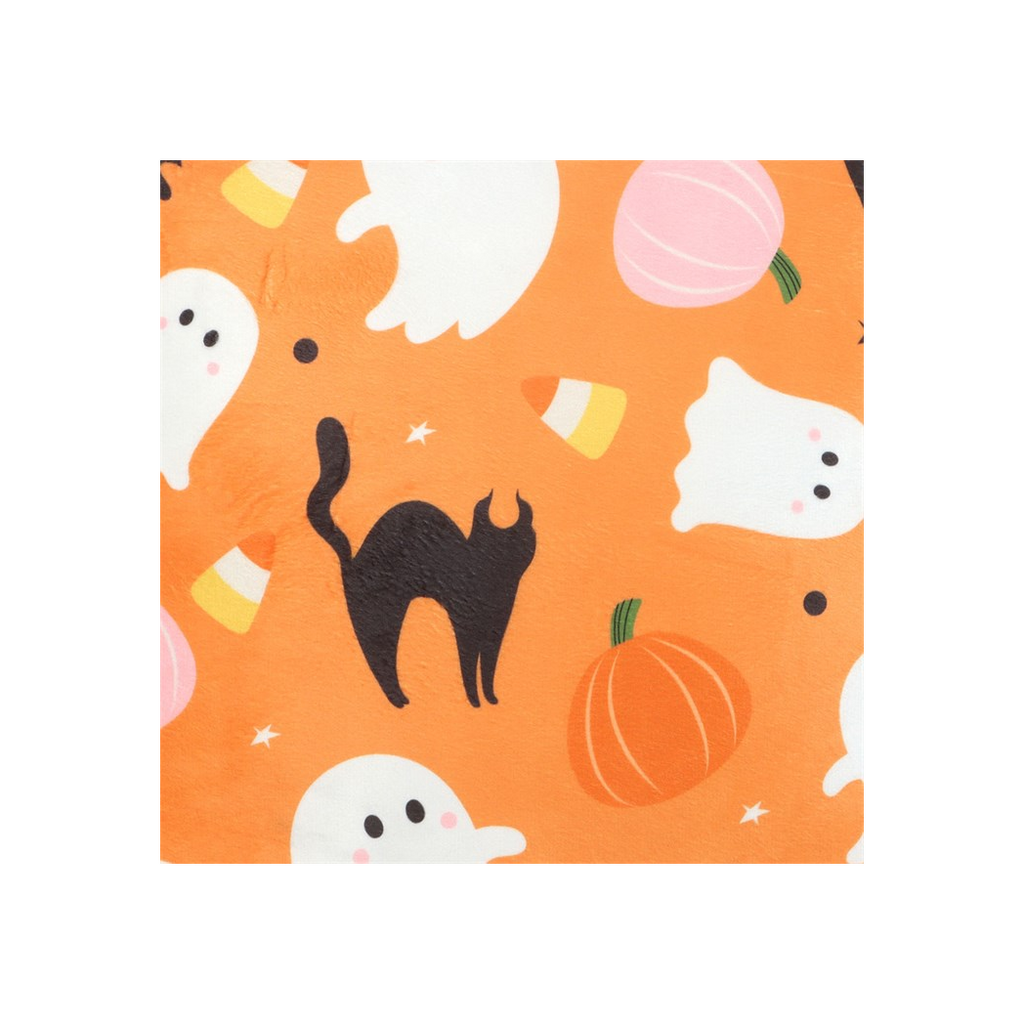 Square Sweet and Spooky Ghost Print Cushion