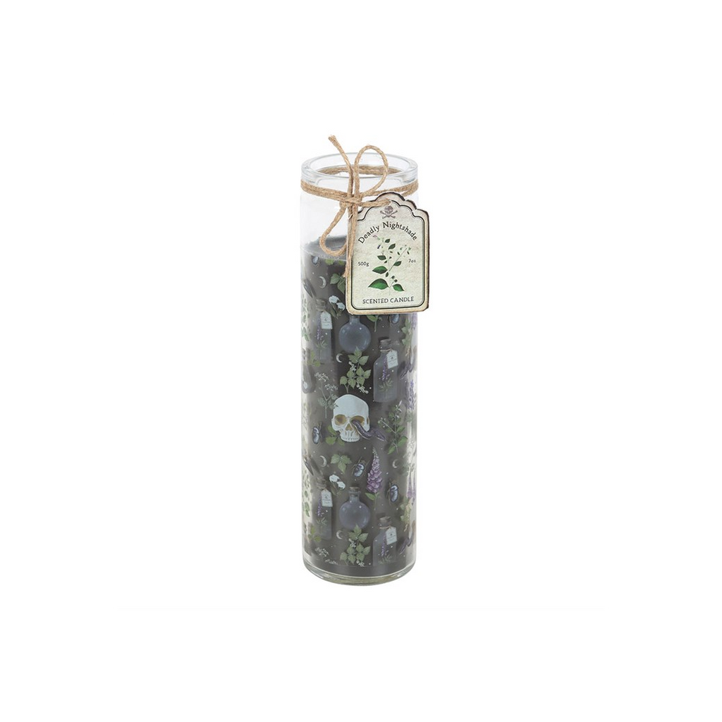 Poisonous Plants Deadly Nightshade Tube Candle