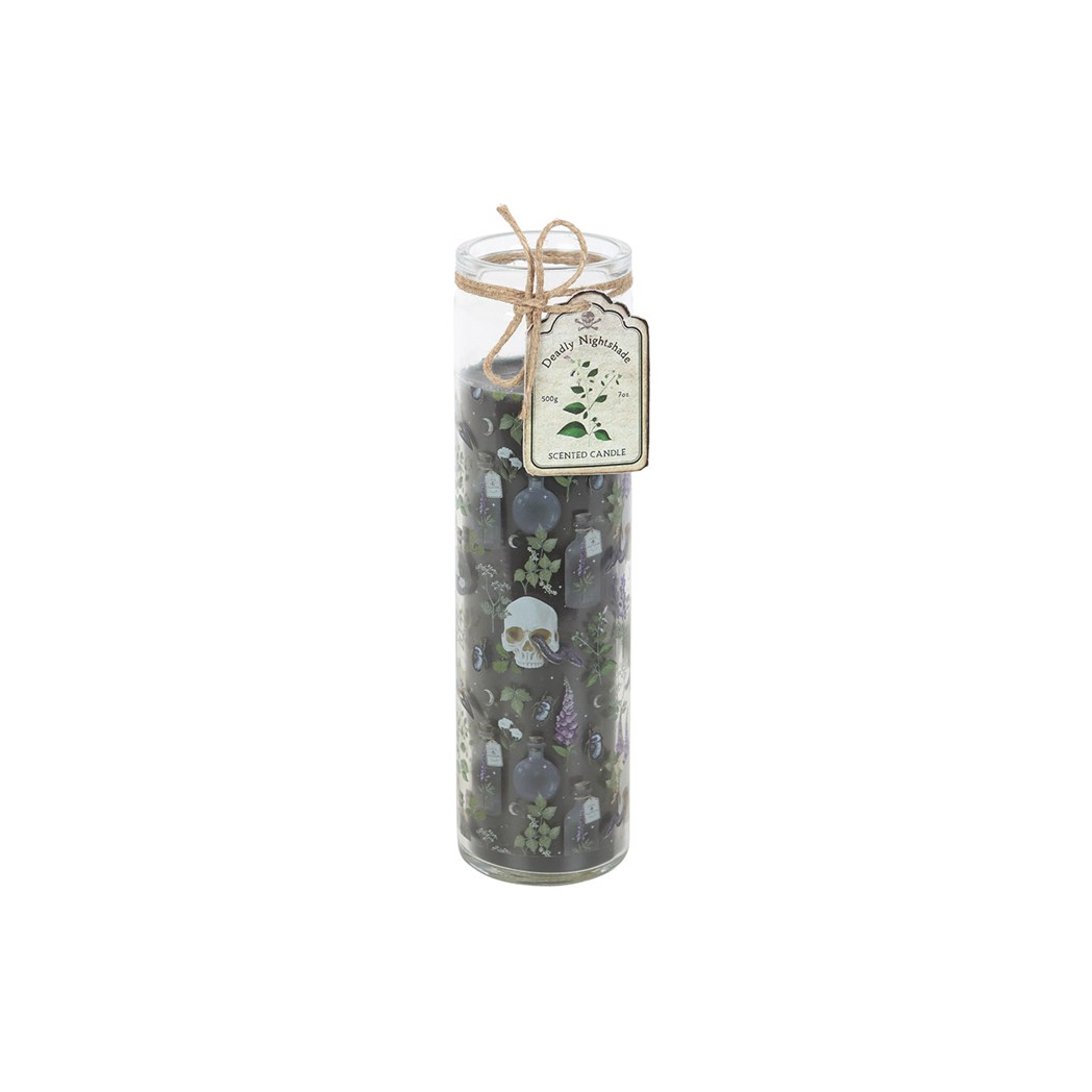Poisonous Plants Deadly Nightshade Tube Candle