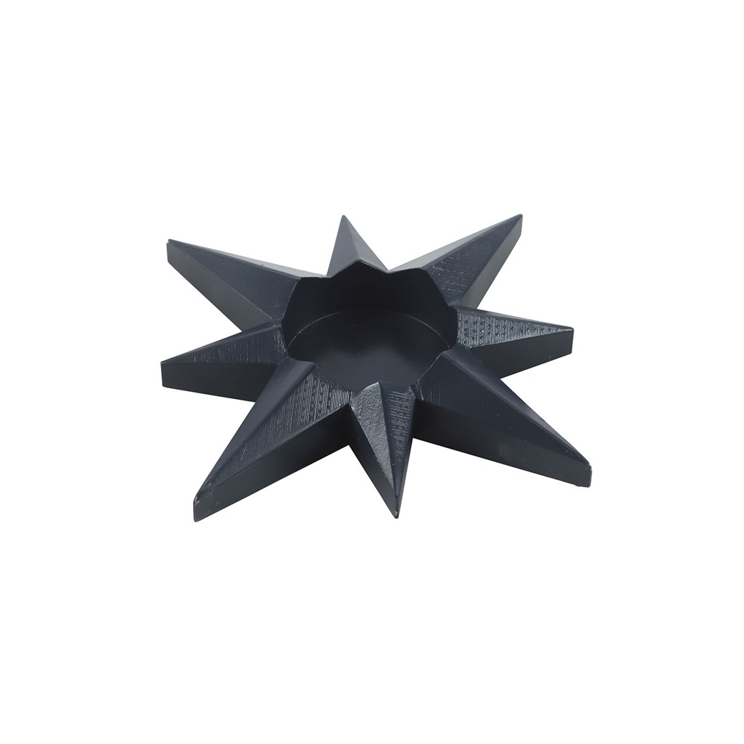 Navy Star Tealight Candle Holder