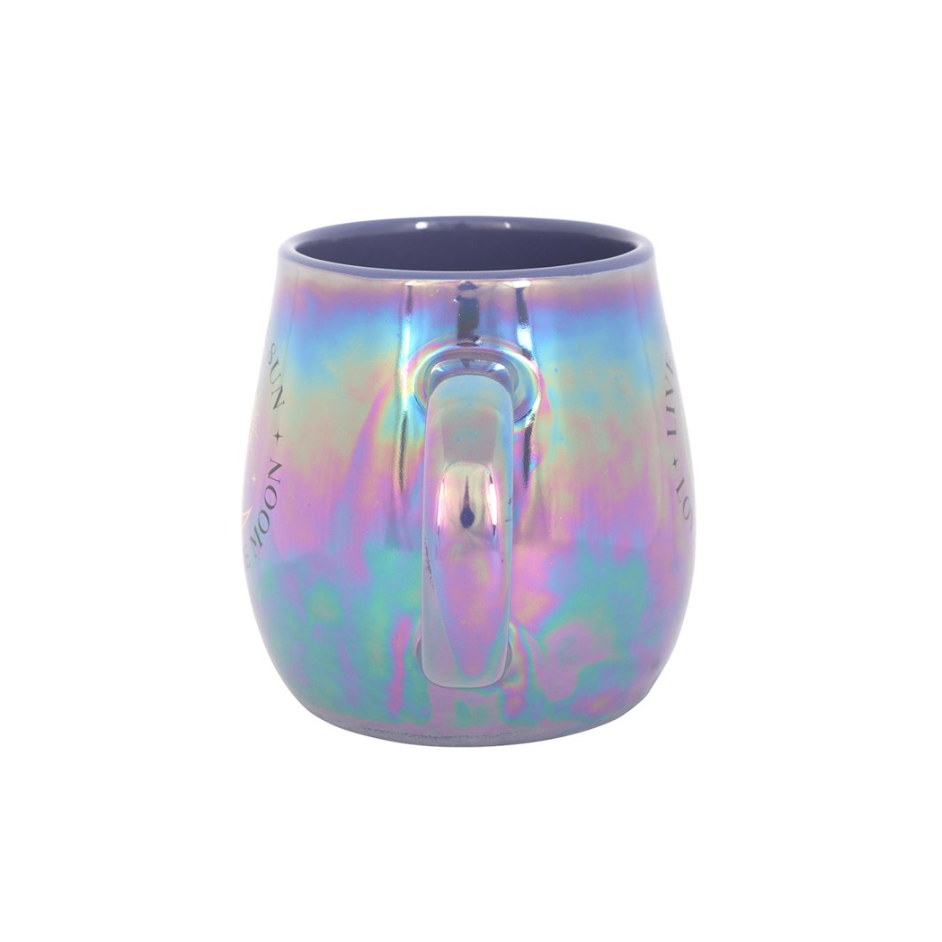 Live by the Sun Love by the Moon Iridescent Mug