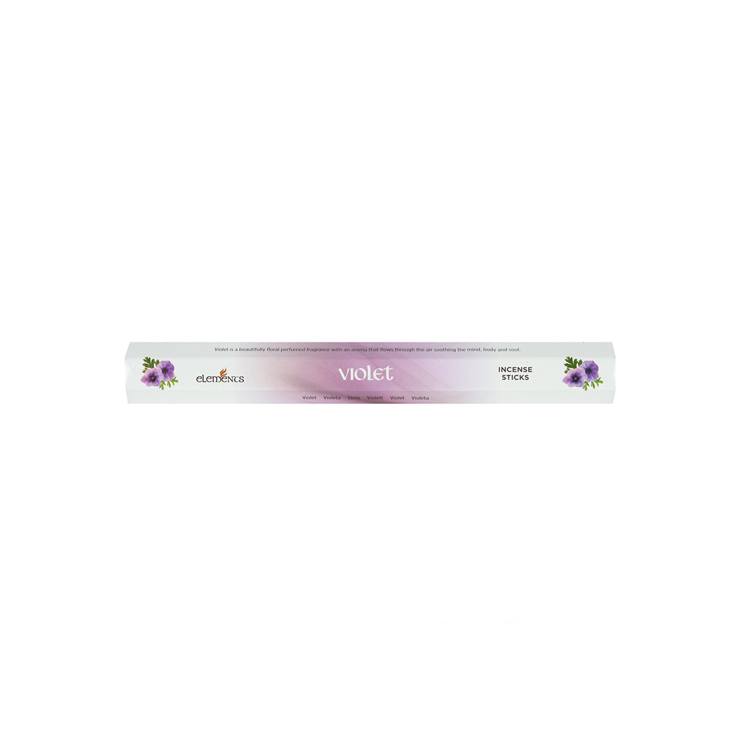Set of 6 Packets of Elements Violet Incense Sticks