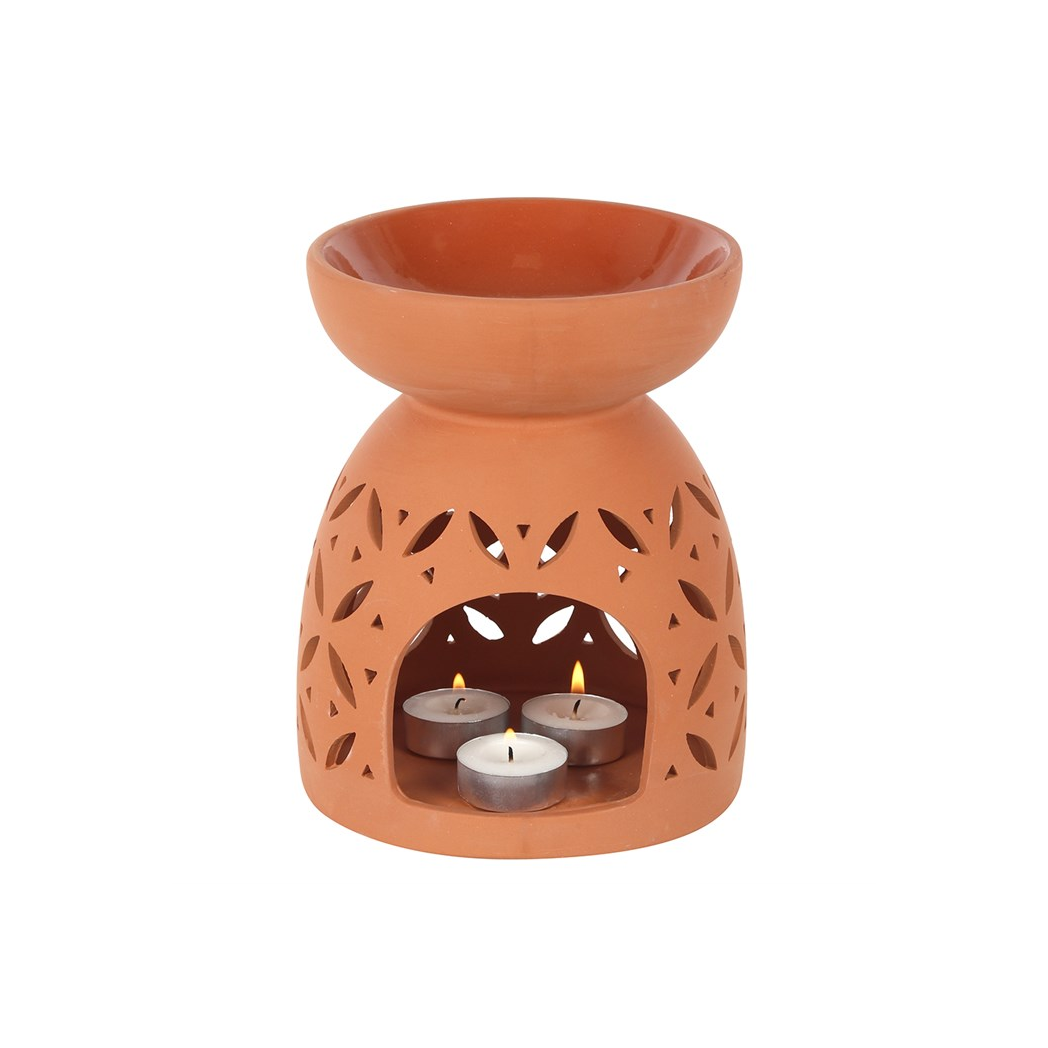 Giant Terracotta Oil Burner and Wax Warmer