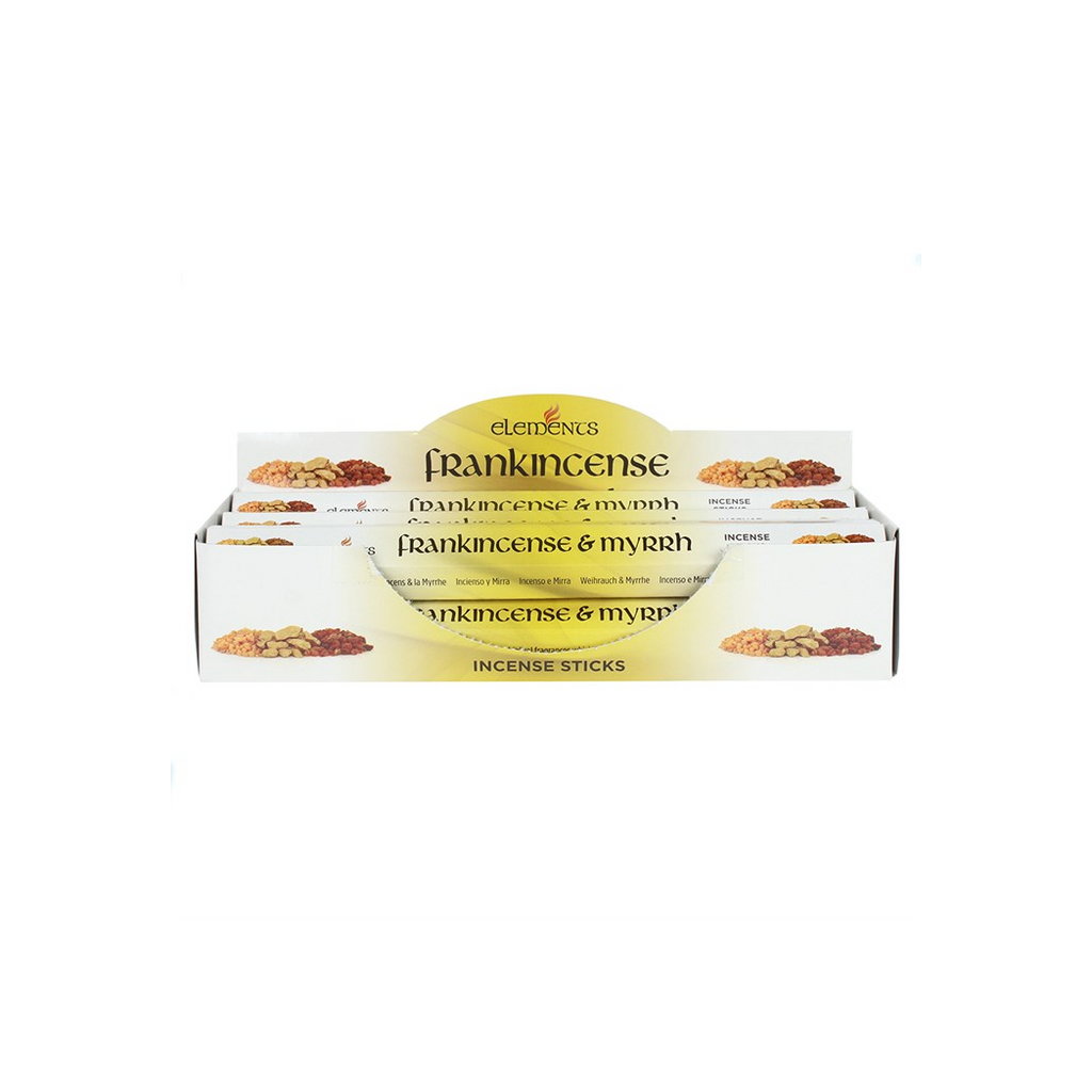 Set of 6 Packets of Elements Frankincense and Myrrh Incense Sticks