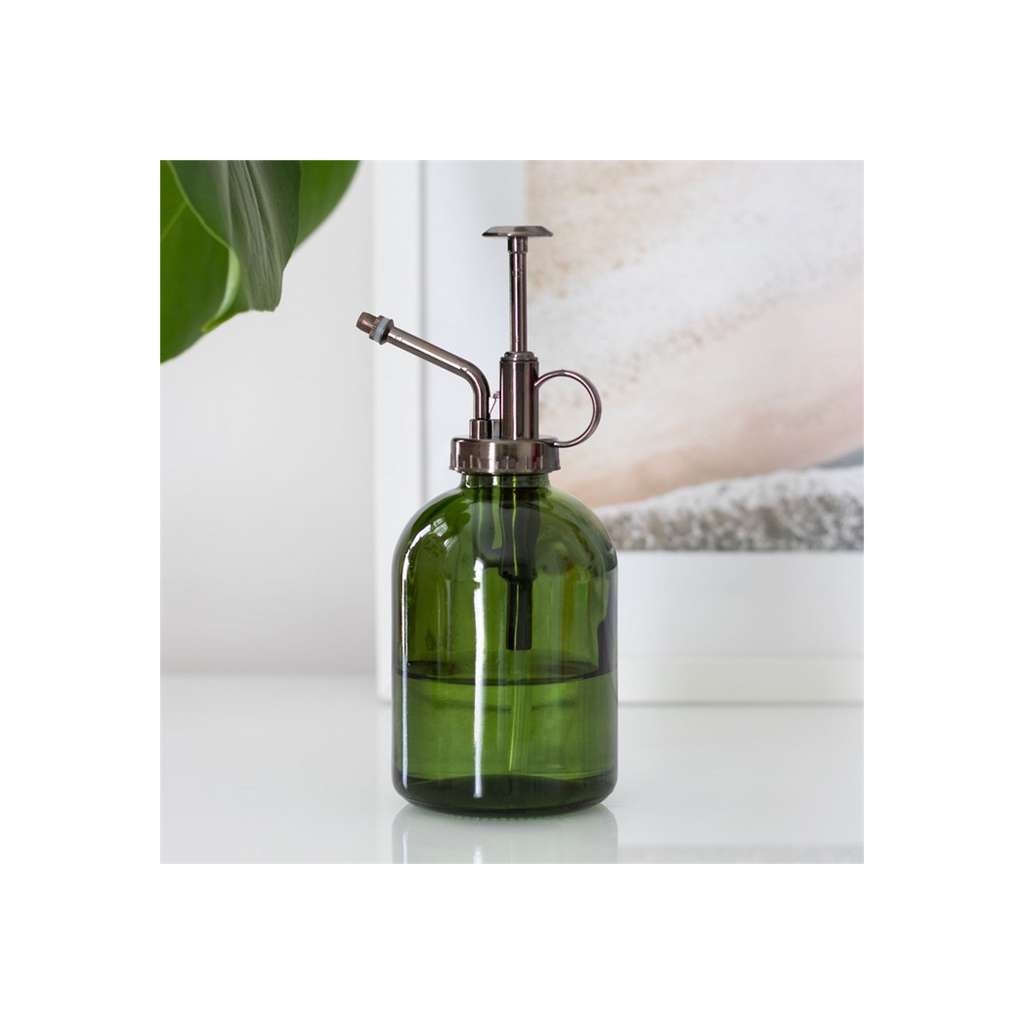 Green Minimalist Glass Plant Mister