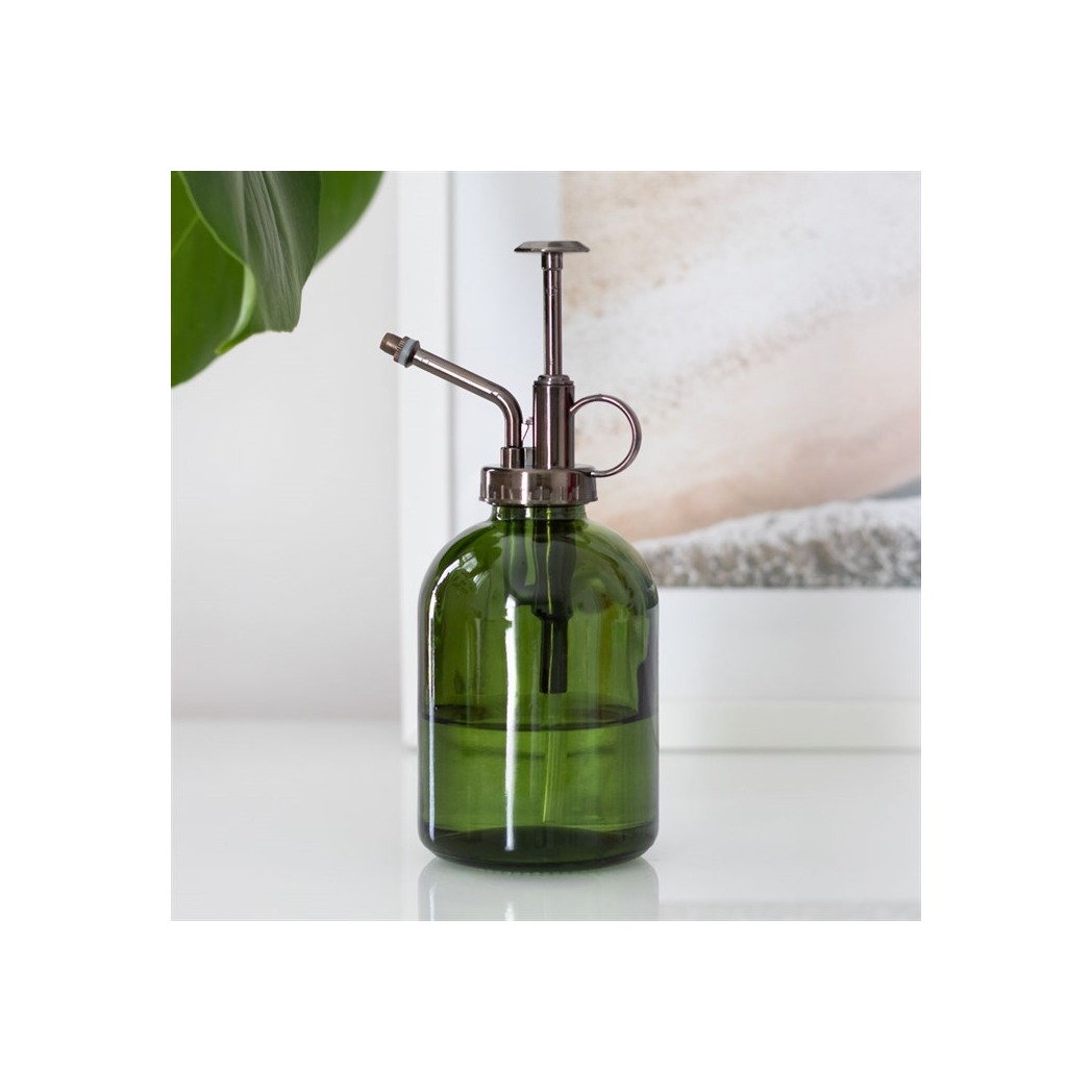 Green Minimalist Glass Plant Mister