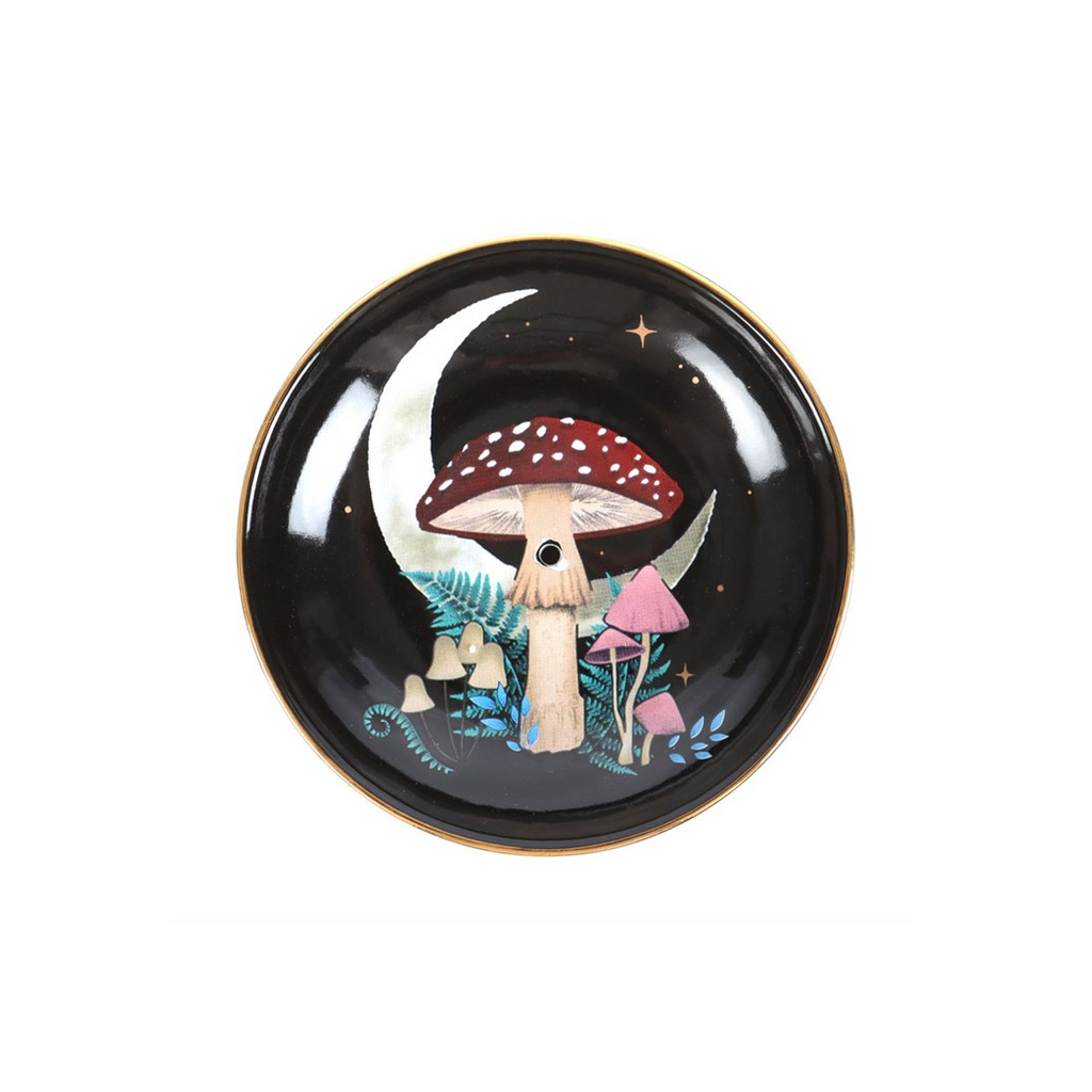 Forest Mushroom Ceramic Incense Plate