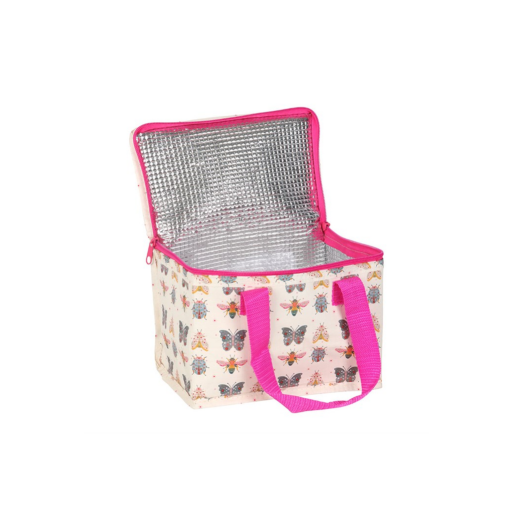 Floral Bug Print Lunch Bag