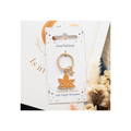 Autumn Magic Leaf Keyring