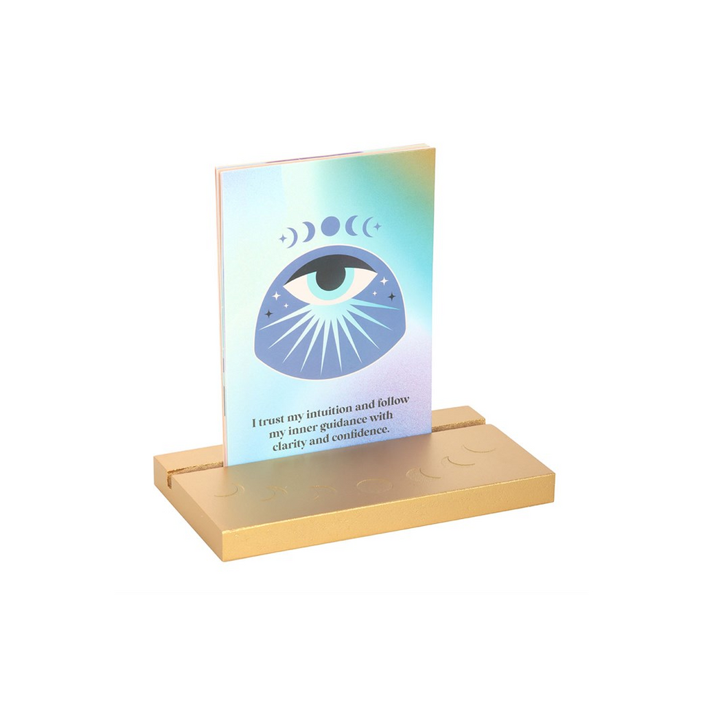 Aura Affirmation Cards with Wooden Stand