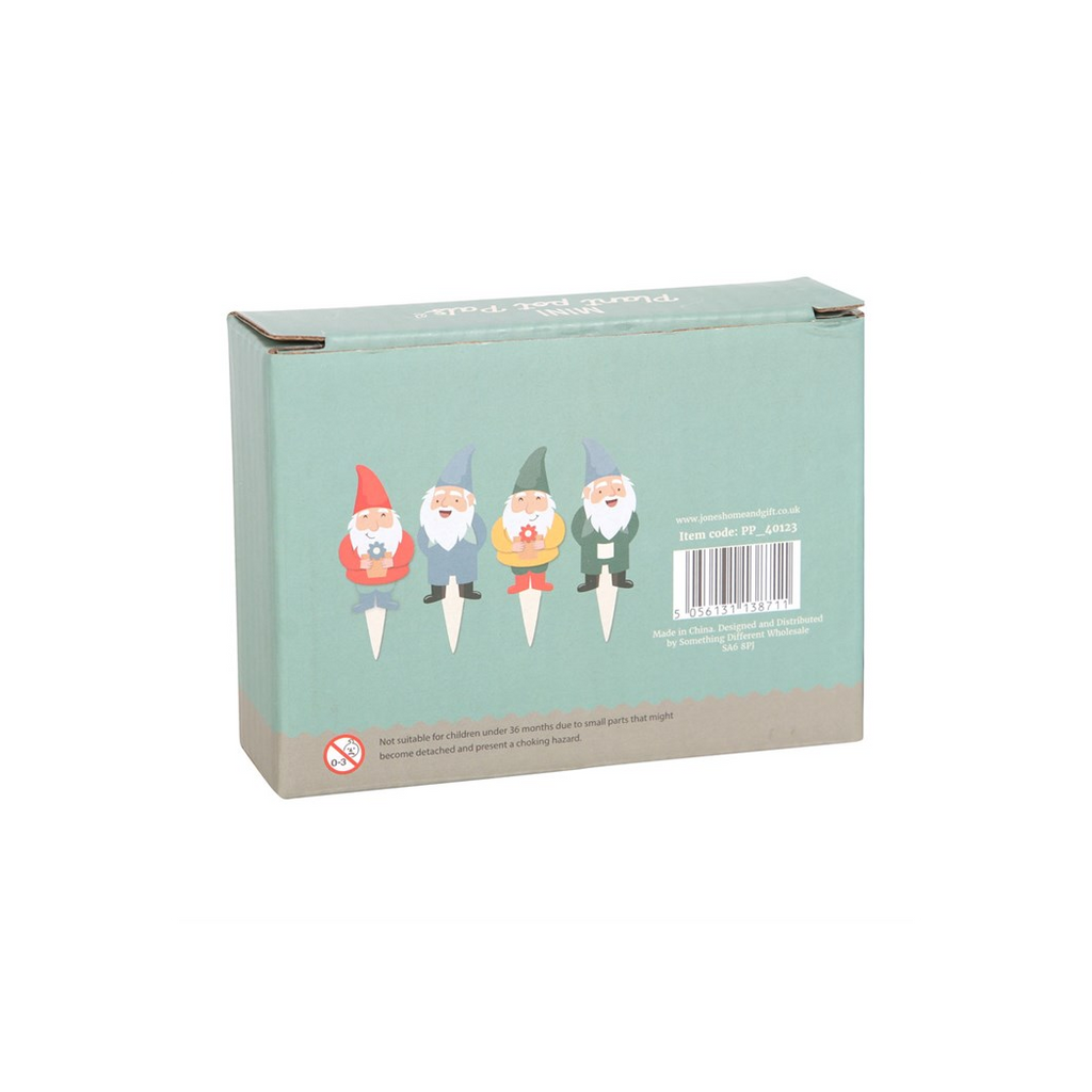Set of 4 Mini Gnome Plant Pot Pals
