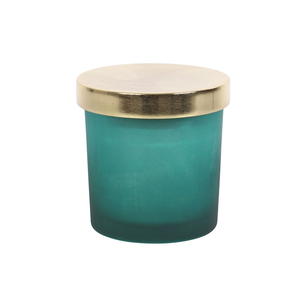 Heart Chakra Mint Crystal Chip Candle