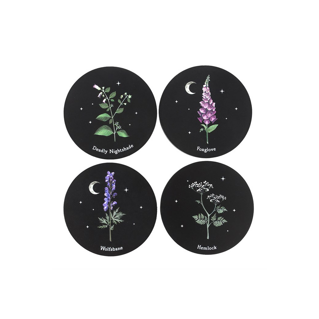 Poisonous Plants Coaster Set
