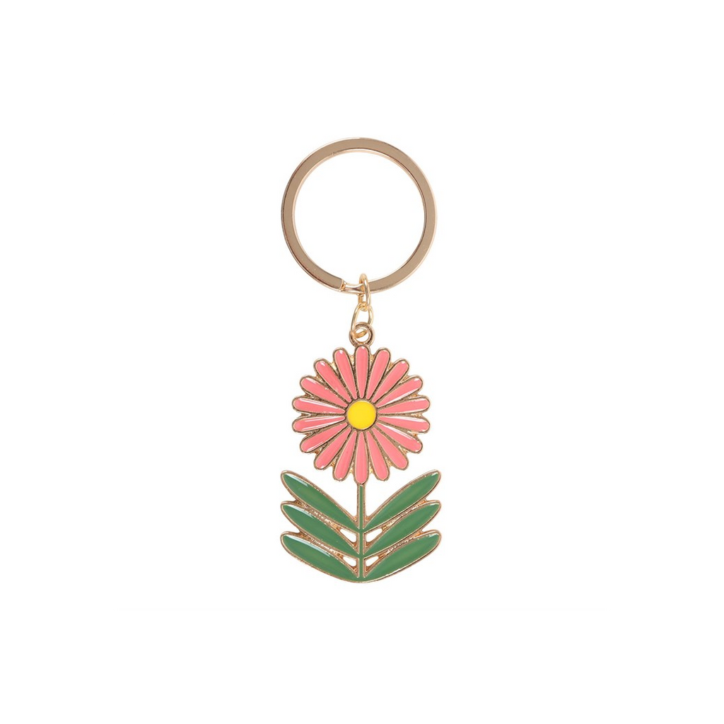 No Rain, No Flowers Keyring