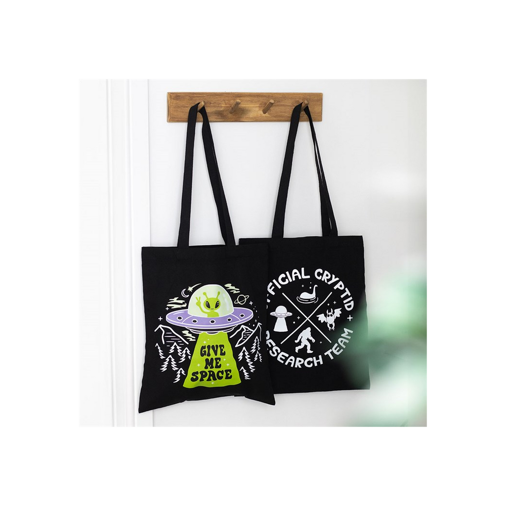 Give Me Space Alien UFO Tote Bag