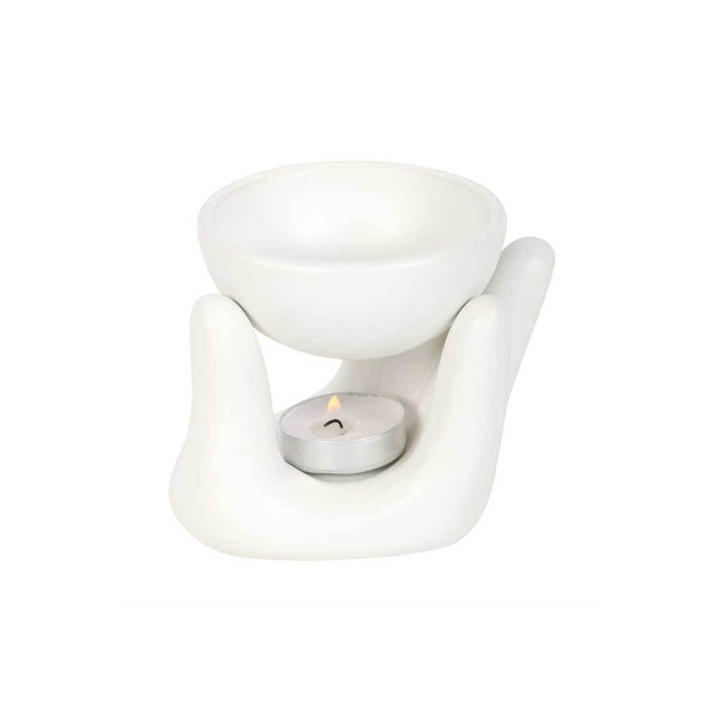 White Hand Ceramic Oil Burner