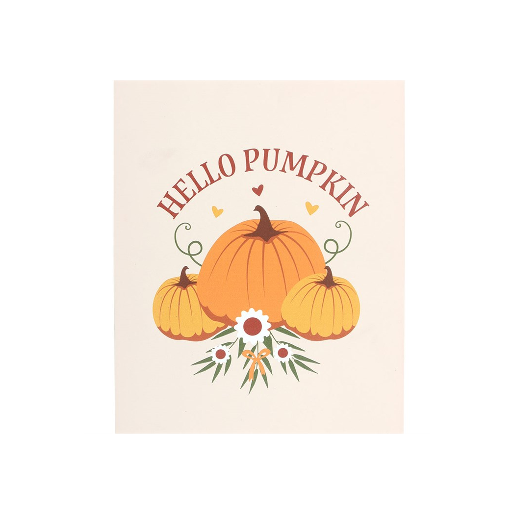 Autumn Days Hello Pumpkin Hanging Sign