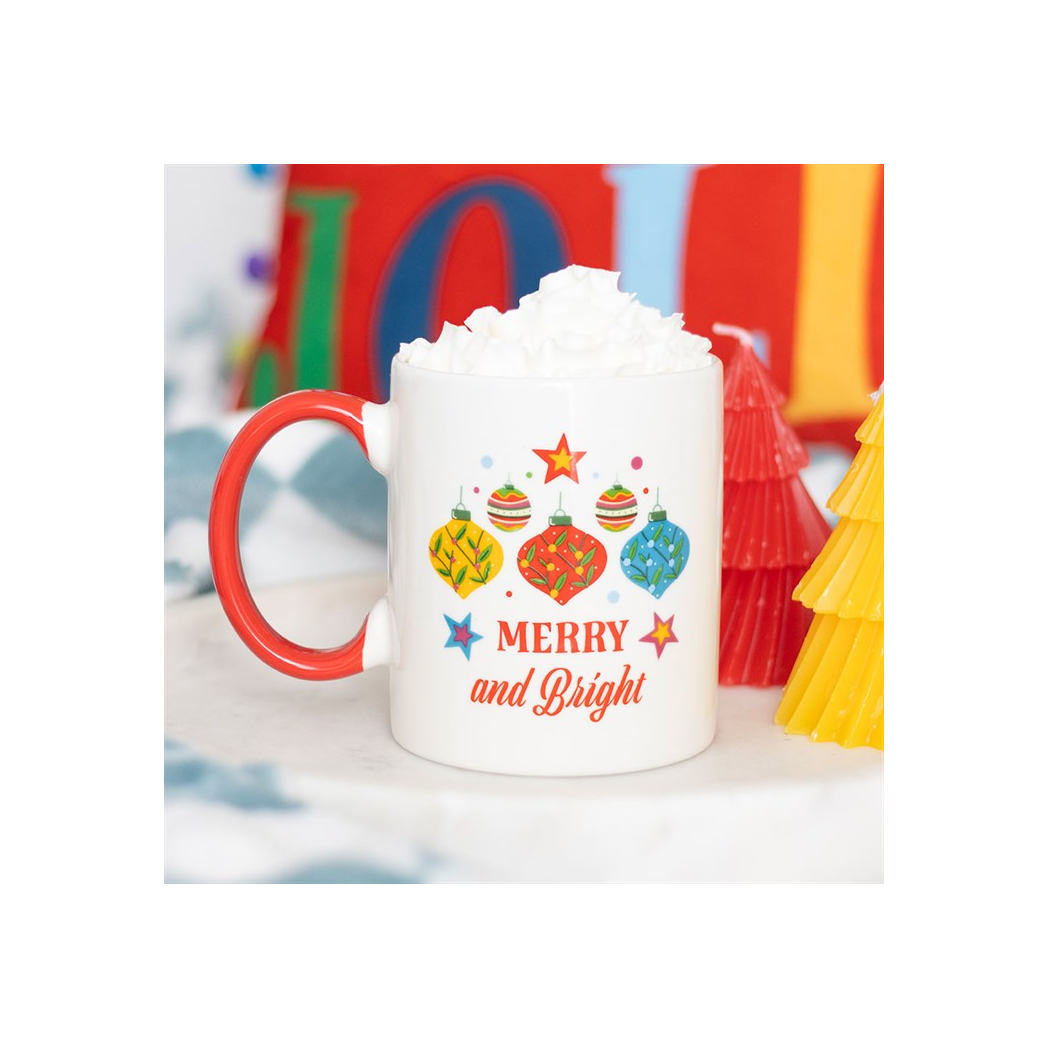 Merry and Bright Bauble Mug