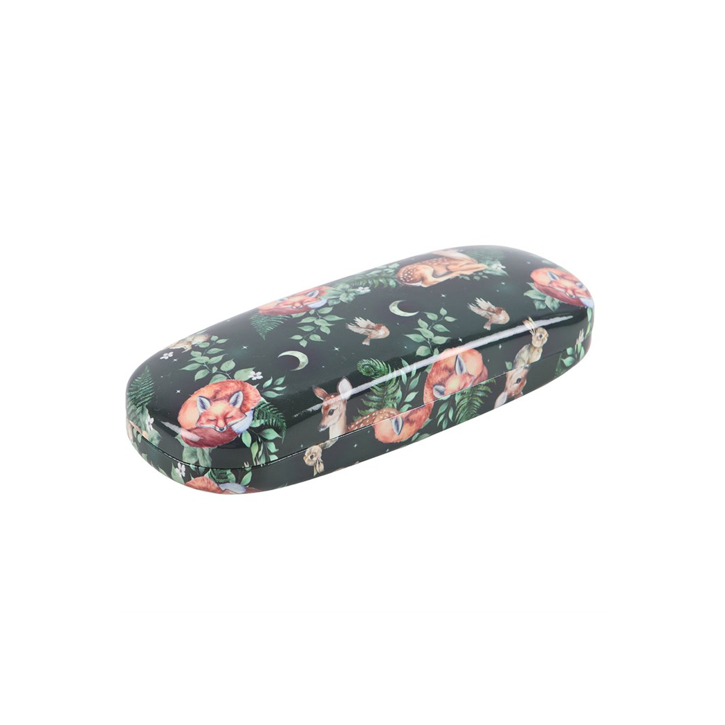 Fawn and Friends Forest Print Glasses Case