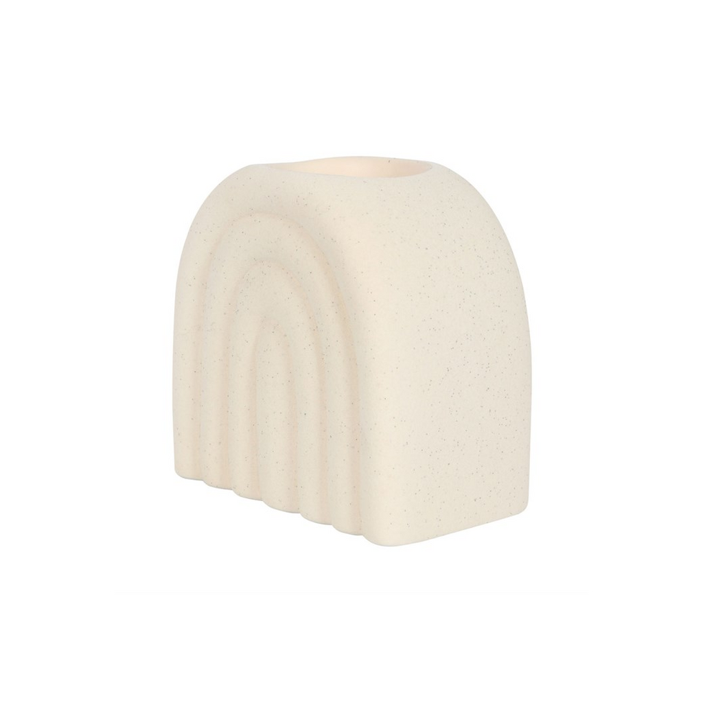 Cream Speckle Arch Oil Burner