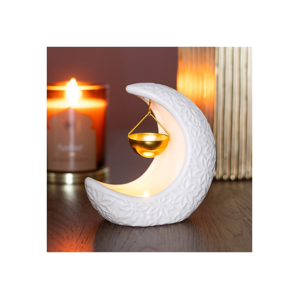 Crescent Moon Hanging Oil Burner